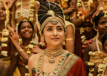 அச்சு அசல் குந்தவையாக மாறிய பிக் பாஸ் நடிகை..