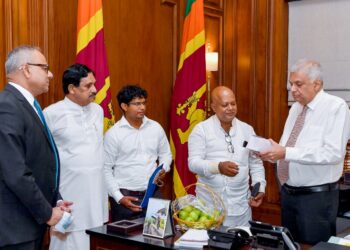 இலங்கையில் உற்பத்தி செய்யப்படும் பச்சை நிற ஆப்பிள் பழத்தின் முதல் அறுவடை ஜனாதிபதியிடம் கையளிப்பு!