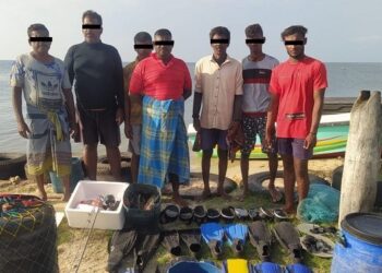 சட்டவிரோத கடற்தொழில் நடவடிக்கை : 8 பேருக்கு எதிராக நடவடிக்கை