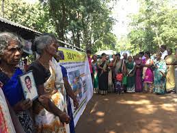 வவுனியாவில் வலிந்து காணாமல் ஆக்கப்பட்ட உறவுகள் போராட்டம்