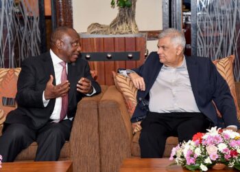 &nbsp;இலங்கை – தென்னாபிரிக்க ஜனாதிபதிகள்&nbsp; சந்திப்பு