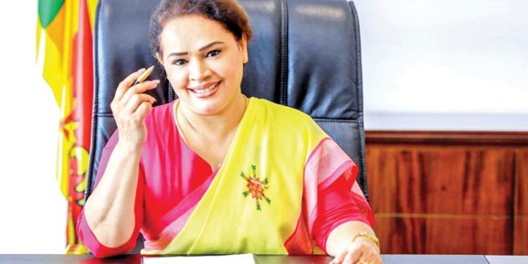 டயானா கமகே நாட்டை விட்டு வெளியேறுவதற்குத் தடை