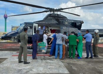 அவயவங்களை பெறுவதற்காக மூளைச் சாவடைந்தவர் விமானம் மூலம் கொழும்புக்கு