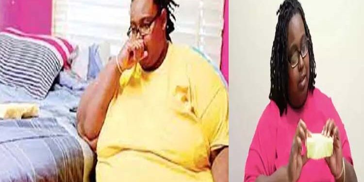 அமெரிக்காவில் 20 ஆண்டுகளாக மெத்தையை சாப்பிடும் பெண்