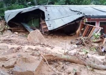 பண்டாரவளையில் மண் சரிவு: 6 பேர் காயம்!