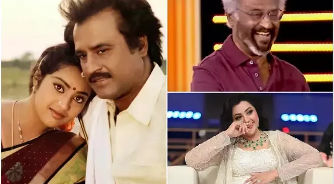 சப்பியா பன்னு மாதிரி இருப்பா’.. ரஜினியால் வெட்கப்பட்டு சிரித்த மீனா!