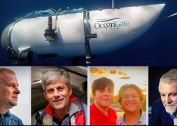 டைடானிக் கப்பலை பார்வையிட சென்ற நீர்மூழ்கிக் கப்பலின் பாகங்கள் மீட்பு..! அதில் பயணித்த ஐந்து பேரும் இறந்ததாக அறிவிப்பு…