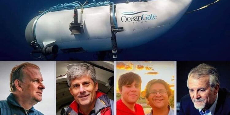 டைடானிக் கப்பலை பார்வையிட சென்ற நீர்மூழ்கிக் கப்பலின் பாகங்கள் மீட்பு..! அதில் பயணித்த ஐந்து பேரும் இறந்ததாக அறிவிப்பு…