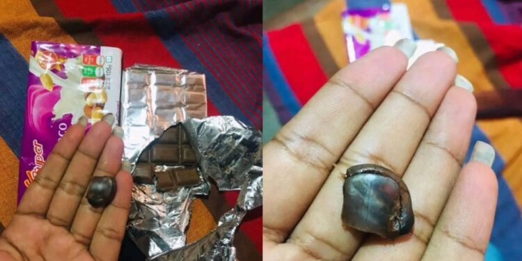பிரபல சொக்லெட் தயாரிப்பில் மனித விரல்; இன்று நீதிமன்றிற்கு அறிக்கை