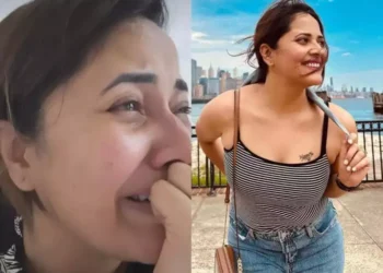 கண்ணீர் விட்டு தேம்பி தேம்பி அழுத ‘புஷ்பா’ பட நடிகை: வீடியோவை பார்த்து ஷாக்கான ரசிகர்கள்.!