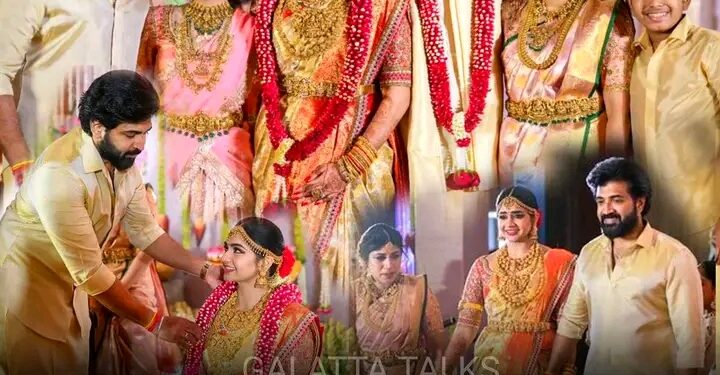 திருமணம் முடிந்தவுடன் தாய்மாமன் அருண் விஜய் குடும்பத்துடன் தியா எடுத்துக் கொண்ட அழகான புகைப்படம்