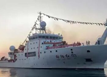 சர்ச்சைக்குரிய சீன ஆராய்ச்சிக் கப்பல் மாலத்தீவில் உள்ளது