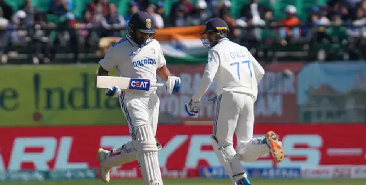 தரம்சாலாவில் இந்தியாவுக்காக கில், ரோஹித் தலைசிறந்த இரண்டாவது நாள்