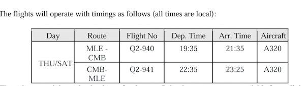 மாலத்தீவு எல்லைகளை விரிவுபடுத்துகிறது: ஏப்ரல் 25 முதல் கொழும்புக்கு புதிய விமானப் பாதை